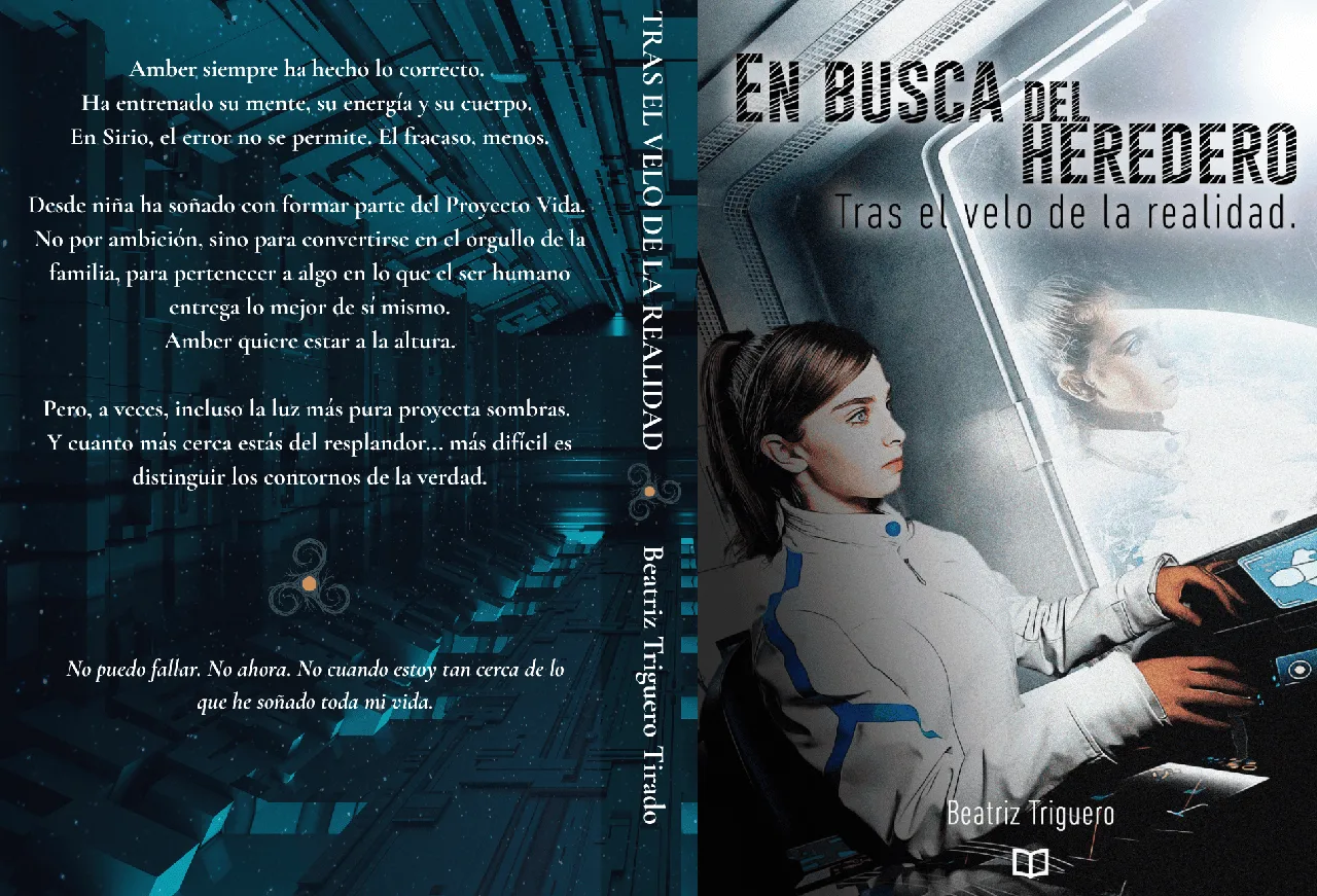 Portada del libro Tras el Velo de la Realidad - En Busca del Heredero Vol. I, novela de fantasía y ciencia ficción de Beatriz Triguero Tirado